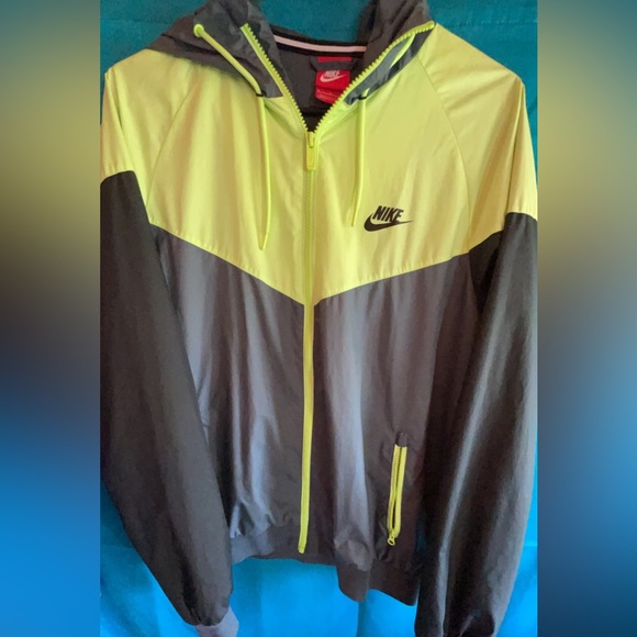 Nike Other - Neon/Gray zip up NIKE jacket.